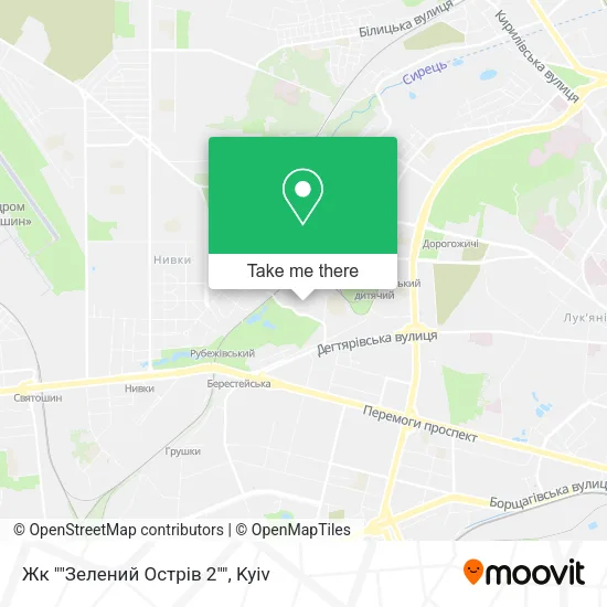 Жк ""Зелений Острів 2"" map