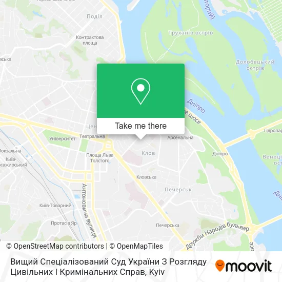 Карта Вищий Спеціалізований Суд України З Розгляду Цивільних І Кримінальних Справ