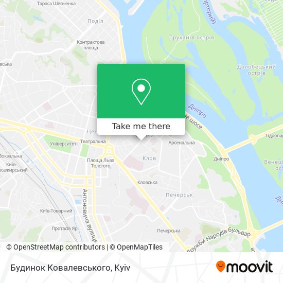 Будинок Ковалевського map