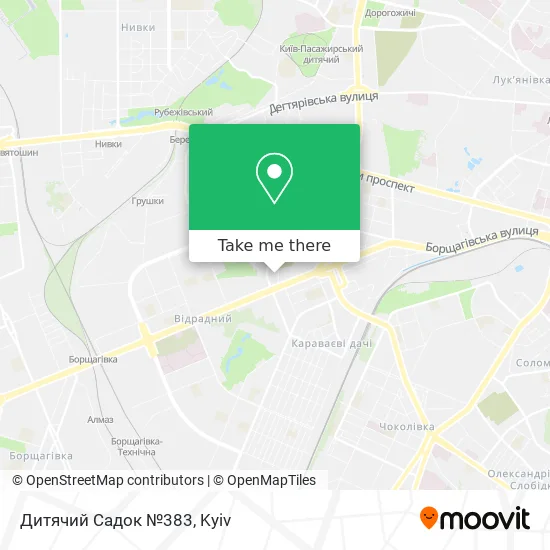 Карта Дитячий Садок №383