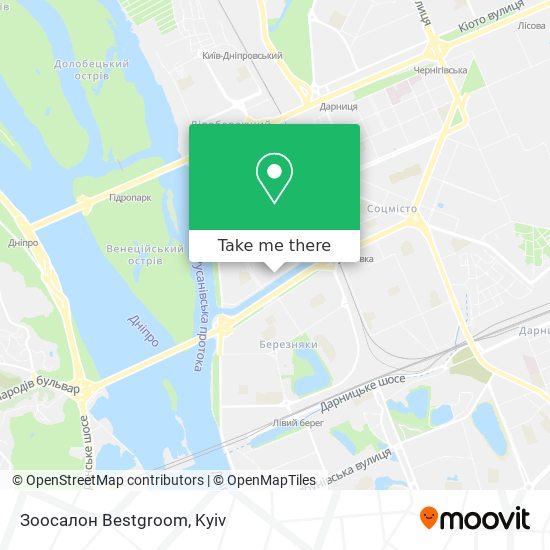 Зоосалон Bestgroom map