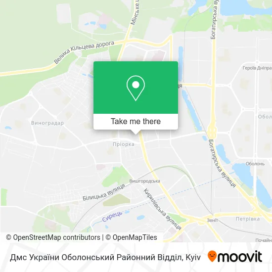 Карта Дмс України Оболонський Районний Відділ