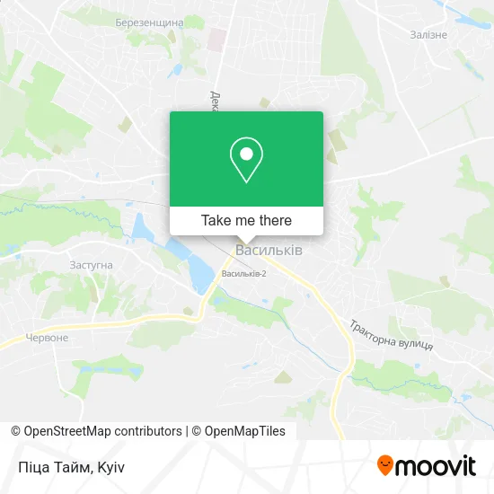 Карта Піца Тайм