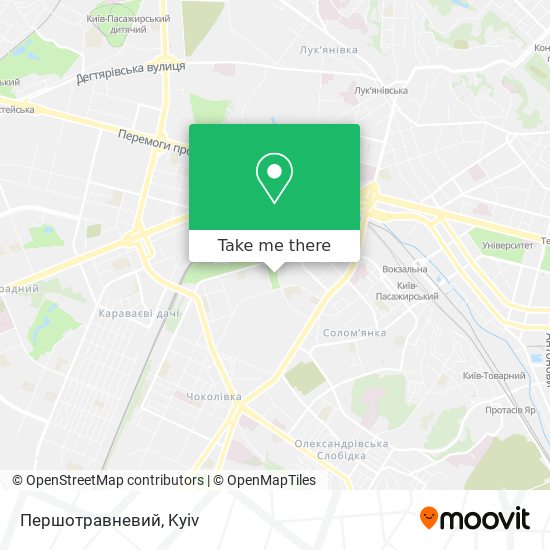 Першотравневий map