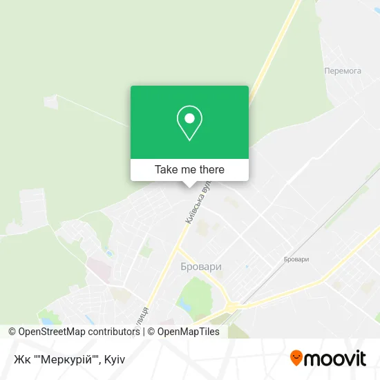 Карта Жк ""Меркурій""
