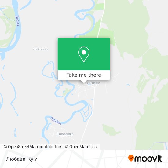 Любава map