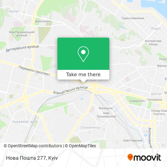 Нова Пошта 277 map