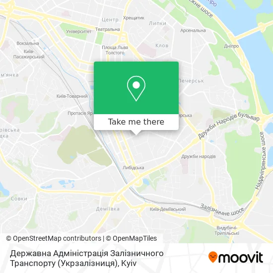 Державна Адміністрація Залізничного Транспорту (Укрзалізниця) map