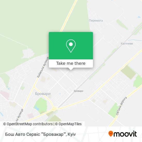 Карта Бош Авто Сервіс ""Бровакар""