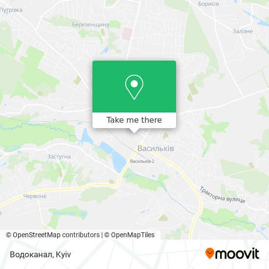 Водоканал map