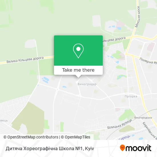 Дитяча Хореографічна Школа №1 map