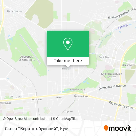 Сквер ""Верстатобудівний"" map