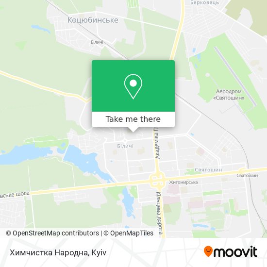 Химчистка Народна map