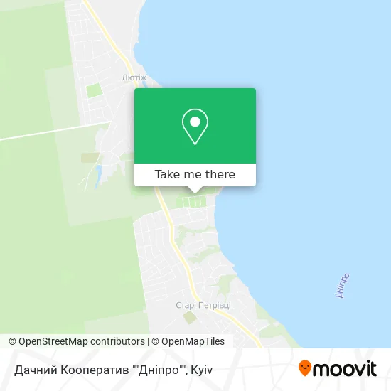 Дачний Кооператив ""Дніпро"" map