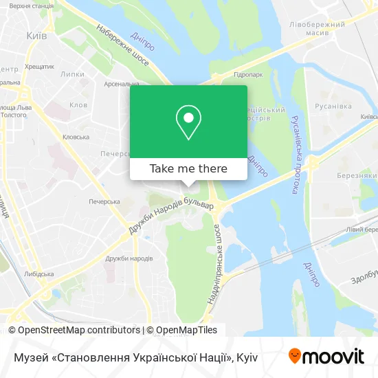 Музей «Становлення Української Нації» map