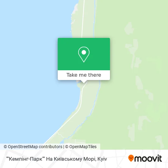 ""Кемпінг-Парк"" На Київському Морі map