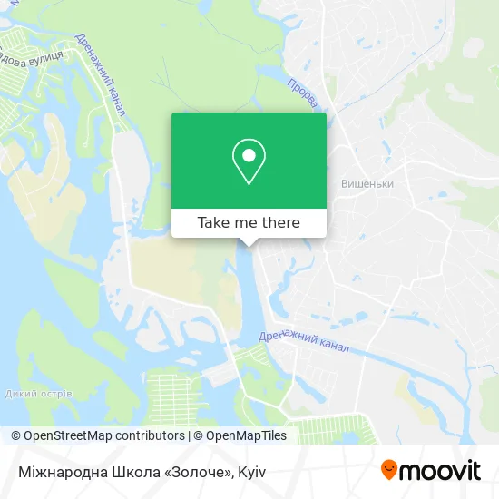Міжнародна Школа «Золоче» map