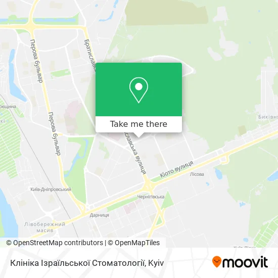 Карта Клініка Ізраїльської Стоматології