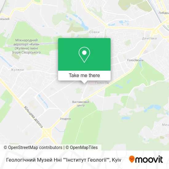 Геологічний Музей Нні ""Інститут Геології"" map