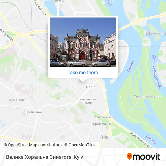 Карта Велика Хоральна Синагога
