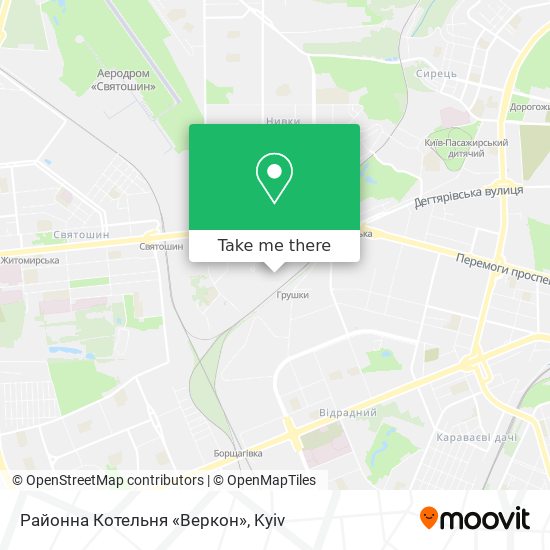 Районна Котельня «Веркон» map