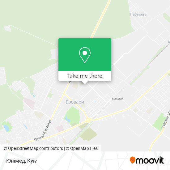 Юнімед map