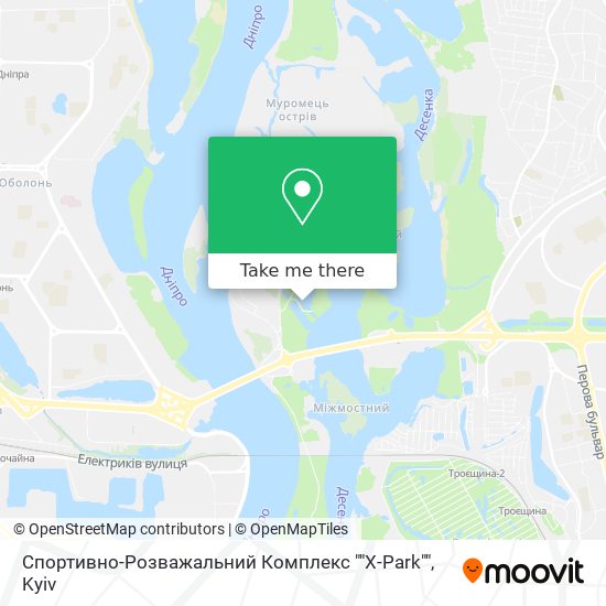 Спортивно-Розважальний Комплекс ""Х-Park"" map