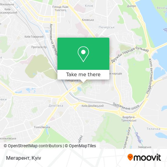 Мегарент map