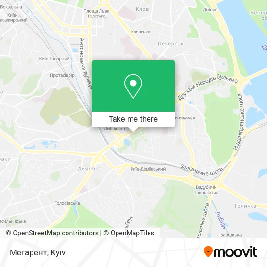 Мегарент map