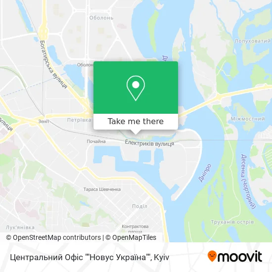 Центральний Офіс ""Новус Україна"" map