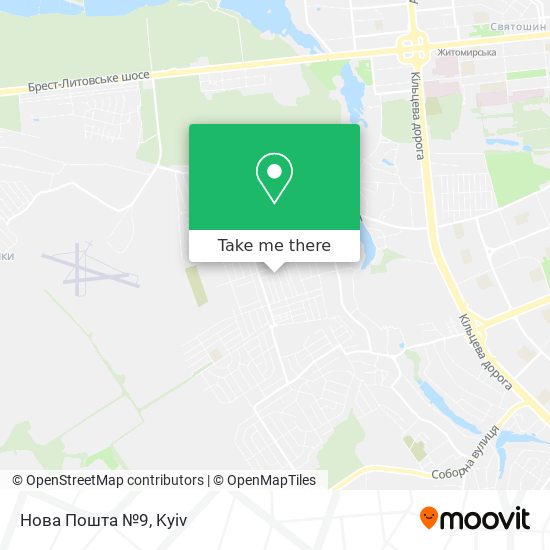 Нова Пошта №9 map