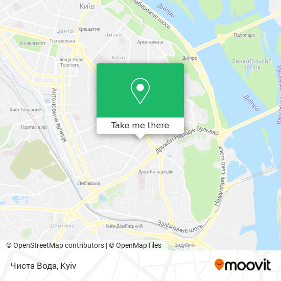 Карта Чиста Вода