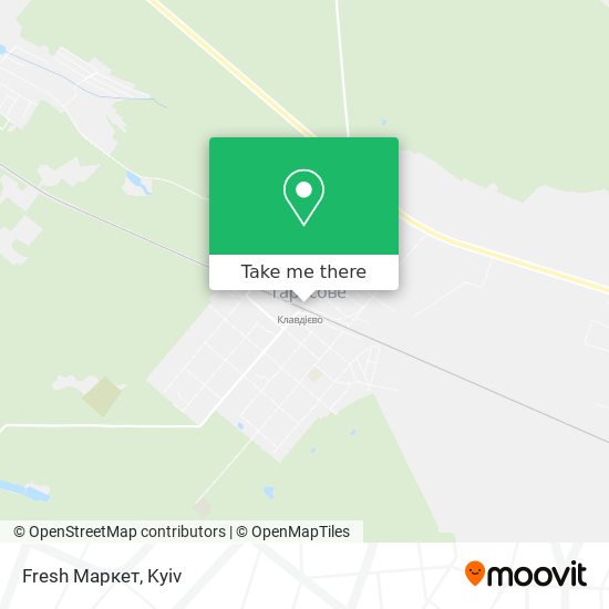 Fresh Маркет map