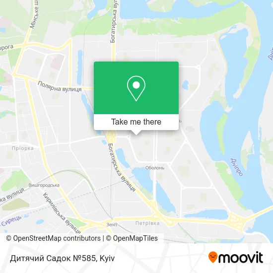 Карта Дитячий Садок №585