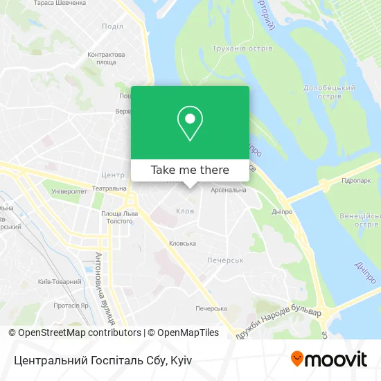 Центральний Госпіталь Сбу map