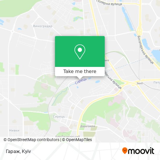 Гараж map