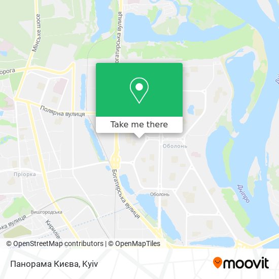 Панорама Києва map