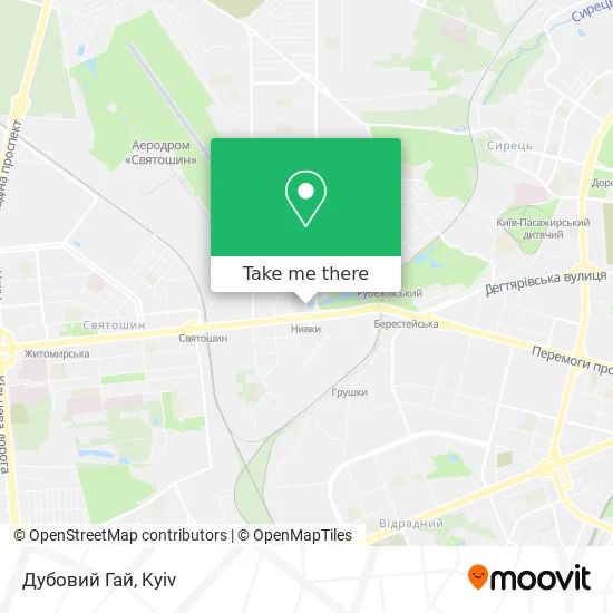 Карта Дубовий Гай