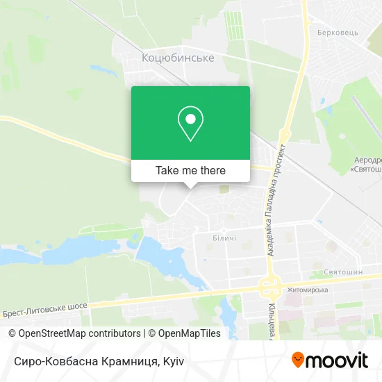 Карта Сиро-Ковбасна Крамниця