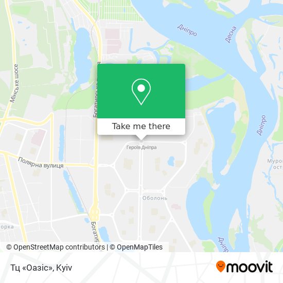 Тц «Оазіс» map