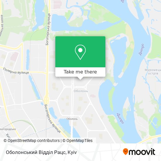 Оболонський Відділ Рацс map