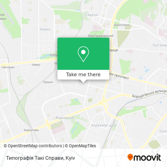 Типографія Такі Справи map