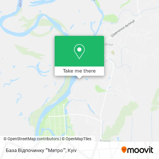 База Відпочинку ""Метро"" map