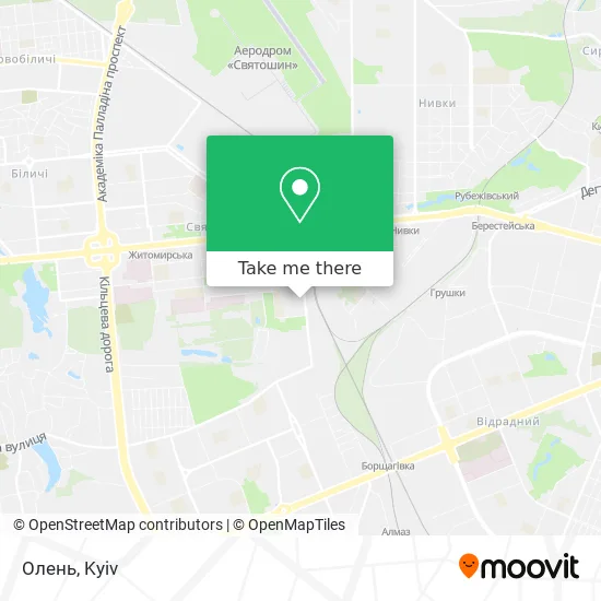Олень map