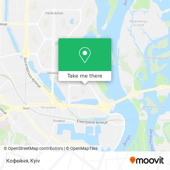 Кофейня map