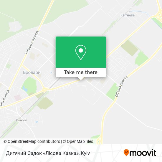 Карта Дитячий Садок «Лісова Казка»