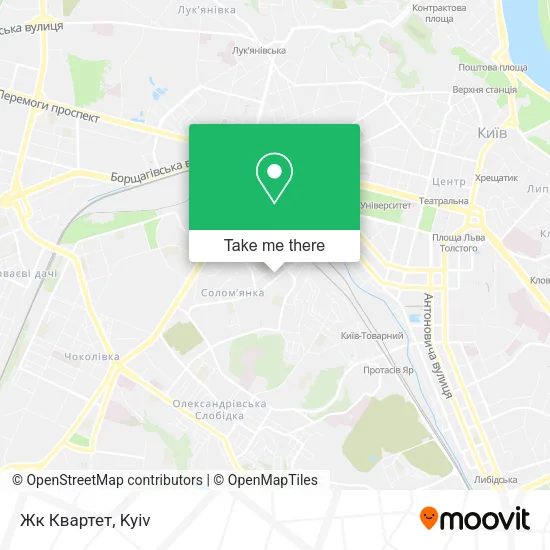 Карта Жк Квартет