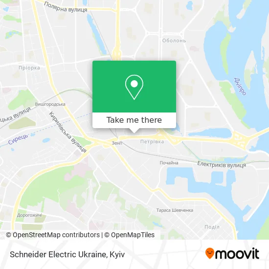 Карта Schneider Electric Ukraine