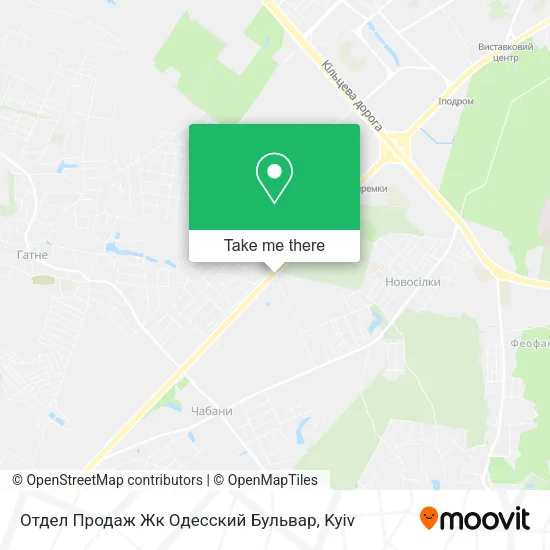 Карта Отдел Продаж Жк Одесский Бульвар