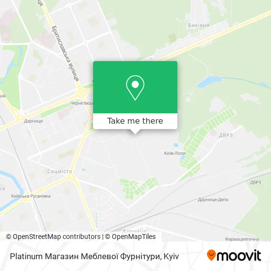 Platinum Магазин Меблевої Фурнітури map